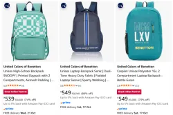 UNITED COLORS OF BENETTON Backpack at minimum 70% Discount