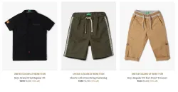 UNITED COLORS OF BENETTON Boys Regular Fit Starting At ₹499