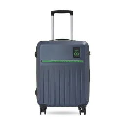 UNITED COLORS OF BENETTON Cabin Trolley Bag 55cm, Hard Case, 8 Wheels