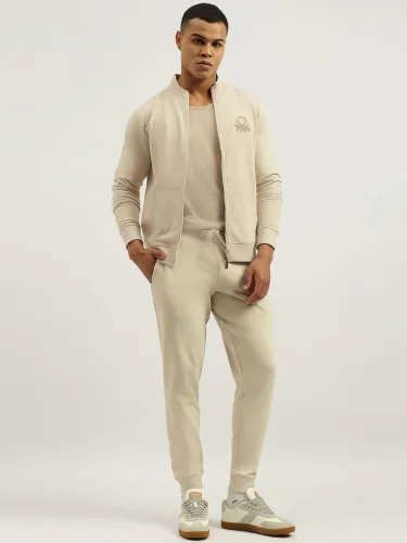 Image of United Colors of Benetton Mandarin Collar Bomber Jacket