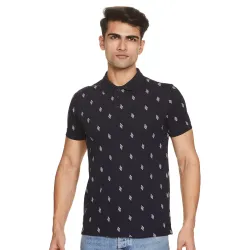 United Colors of Benetton Men Cotton Solid Regular Fit Polo Shirt