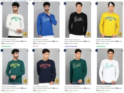United Colors of Benetton Mens Sweatshirts at minimum 70% Discount