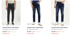 United Colors of Benetton Minimum 70% Discount