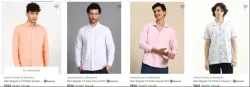 UNITED COLORS OF BENETTON mens shirts at minimum 75% Discount 