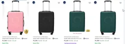 United Colors of Benetton Suitcases at minimum 70% Discount