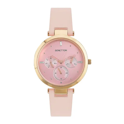 Image of United Colors of Benetton Women Pink Round Dial Analog Watch - UWUCL1005