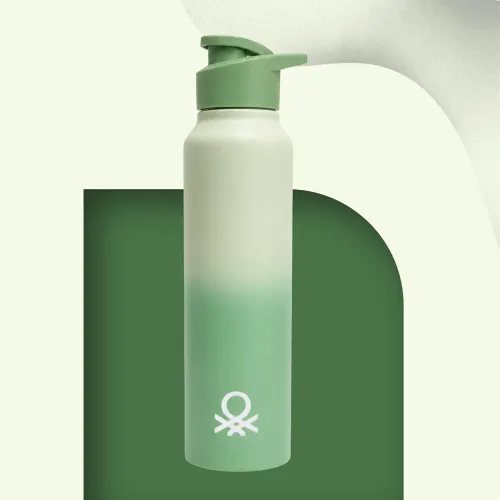 Image of United Colors of Benetton Stainless Steel Water Bottle 1L