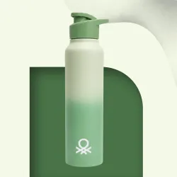 United Colors of Benetton Stainless Steel Water Bottle 1L