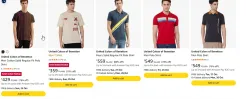 United Colors Of Benetton Men TShirts minimum 76% Discount