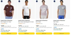 United Colors Of Benetton mens T Shirts at minimum 60% Discount