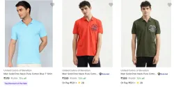 United Colors Of Benetton Mens T-Shirts at minimum 70% Discount
