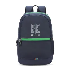 UNITED COLORS OF BENETTON Ming Polyester 25L Non 4 Compartment Laptop Backpack For Unisex - Navy