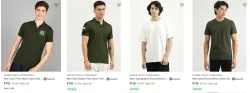 United Colors Of Benetton Mens T-Shirts at minimum 60% Discount