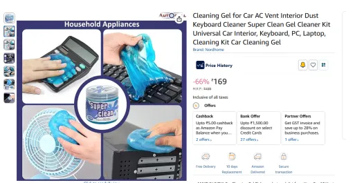 Image of Universal Cleaning Gel – Car & Electronics