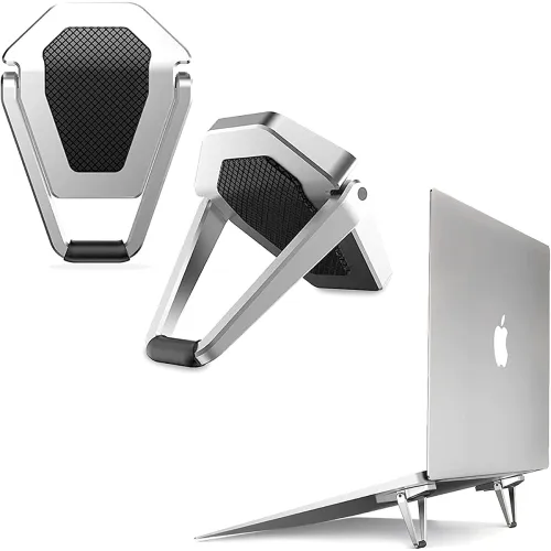 Image of Universal Mini Metal Foldable Laptop Stand Riser