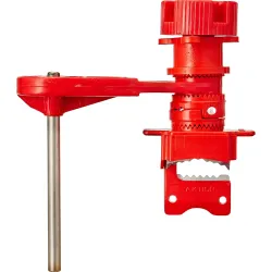 Universal Valve Lockout Device AK-ULD-23 Spring and PU, Red (Pack of 1)