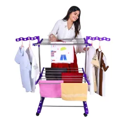 Unizone 2-Tier Stainless Steel Cloth Dryer Stand