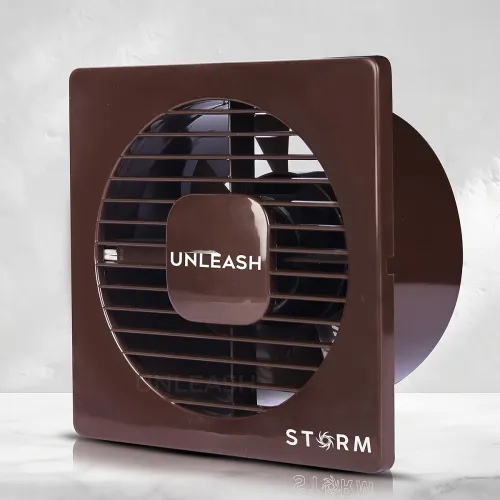 Image of Unleash Storm 6 inch Exhaust Fan (Brown, 2 Years Warranty)