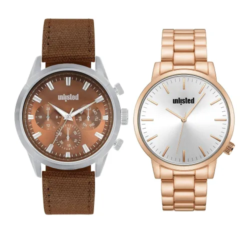Image of Unlisted by Kenneth Cole Autumn-Winter 20 Analog Silver Dial Men's Watch-UL51145005