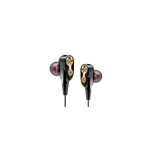 Image of UnV 4DBASE Wired in Ear Earphone with Mic (Black)