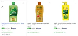 UP TO 75% OFF on Dabur Vatika Shampoo