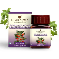 Upakarma Ashwagandha 500mg Stress Relief Capsules