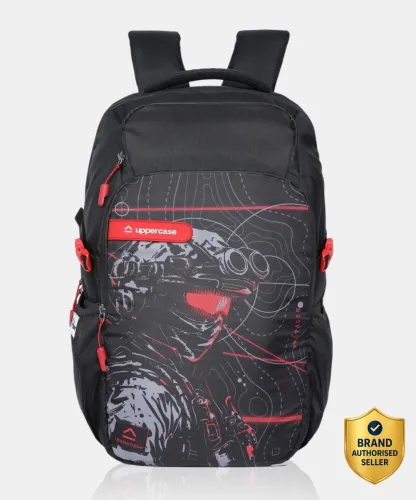 Image of Uppercase 30.996 L Laptop Backpack Pixel 04 Laptop Backpack Black (Black)