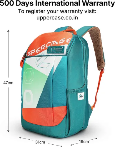 Image of Uppercase Medium 28L Backpack – Capus 2501, Double Compartment, Blue