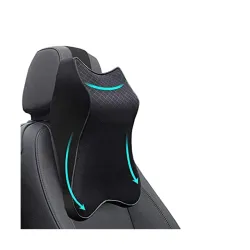 upsimples Car Seat Headrest Neck Rest Cushion, Car Neck Pillow Durable 100% Pure Memory Foam Neck Pillow With Breathable