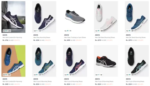 Image of upto 59% off on Asics Sports Shoes 