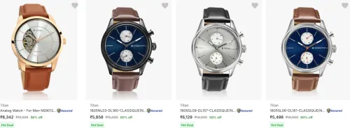 Image of upto 60% Off on Titan Watches