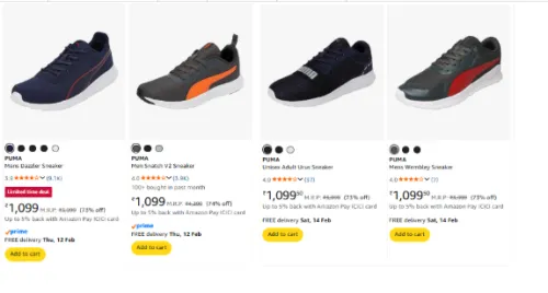 Image of Upto 70% Discount on PUMA Men's Shoes