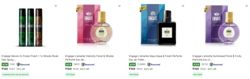 Image of Upto 70% OFF - Engage Deodorant & Perfumes