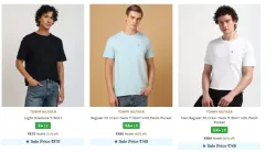 Upto 71% Off on TOMMY HILFIGER Mens T-shirts
