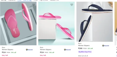 Image of Upto 74% Off On BATA Women Footwears 