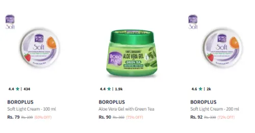 Image of Upto 75% Discount on Boroplus Products Start @ ₹79