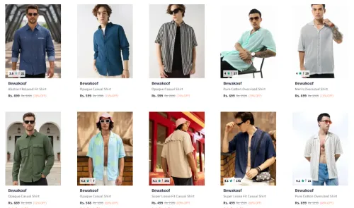 Image of upto 78% off on bewakoof shirts