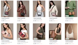 Upto 80% off on French Connection PU Sling Bag