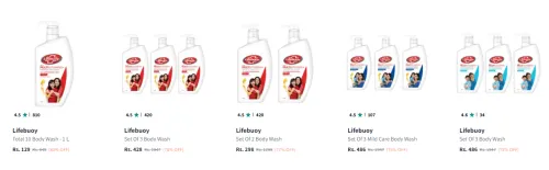 Image of upto 80% off on Lifebuoy body wash