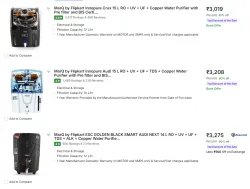 Upto 81% off on MarQ by Flipkart Water Purifier Starting At ₹3019