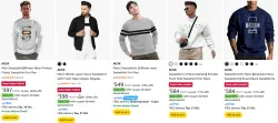 Upto 84% off on AUSK Mens sweatshirt