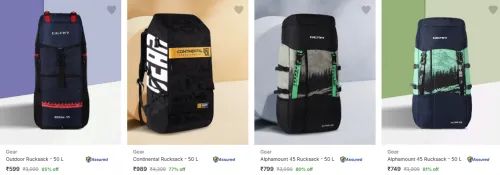 Image of upto 85% off on Gear Rucksacks