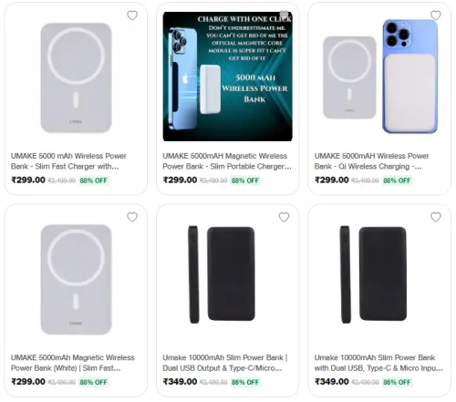 Image of Fast | Up to 88% Discount on Power Banks @ Starting ₹299