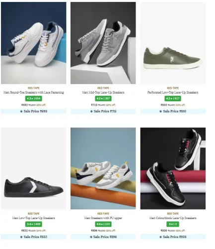 Image of upto 89% off on Red Tape shoes