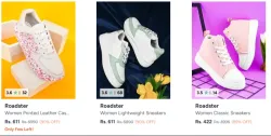 Upto 90% Off on Roadster Womens sneakers