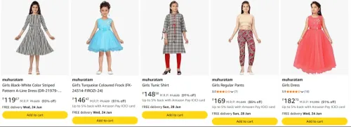 Image of Upto 95% Off on Muhuratam Clothing & Accessories 