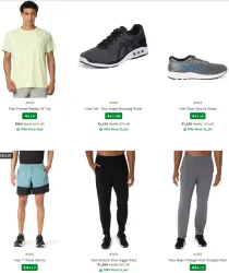 Upto 75% Off on Asics Clothing & Footwear