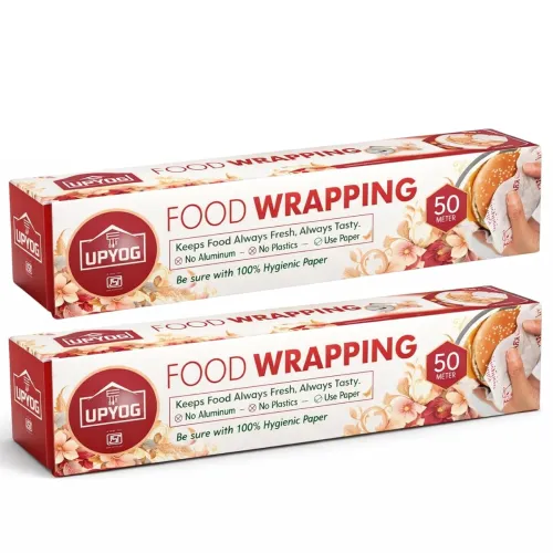 Image of UPYOG Food Wrapping Butter Paper Roll 50m Pack of 2