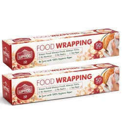 UPYOG Food Wrapping Butter Paper Roll 50m Pack of 2
