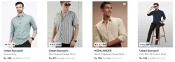 Urban buccachi mens shirt starting @ ₹229